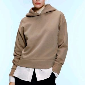 Zara Mink Hoodie Sweatshirt